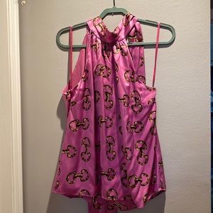 Side Bow Halter blouse